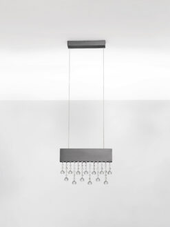 Полилей Nova Luce CRISTA 9130647 сребърен детайл 2