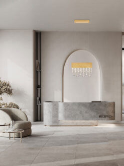 Полилей Nova Luce CRISTA 9130648 златист