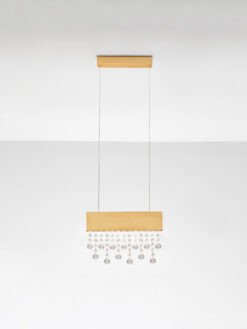 Полилей Nova Luce CRISTA 9130648 златист детайл 3