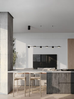 Полилей Nova Luce RIAZ 9130651 черен