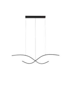 Полилей Nova Luce BRIO 9130653 черен в интериор