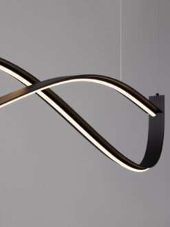 Полилей Nova Luce BRIO 9130654 черен детайл 5