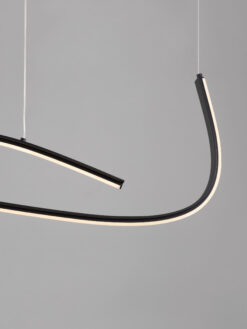 Полилей Nova Luce BRIO 9130654 черен детайл 6