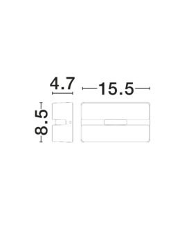 Прожектор Nova Luce DIO 9136752 черен детайл 6