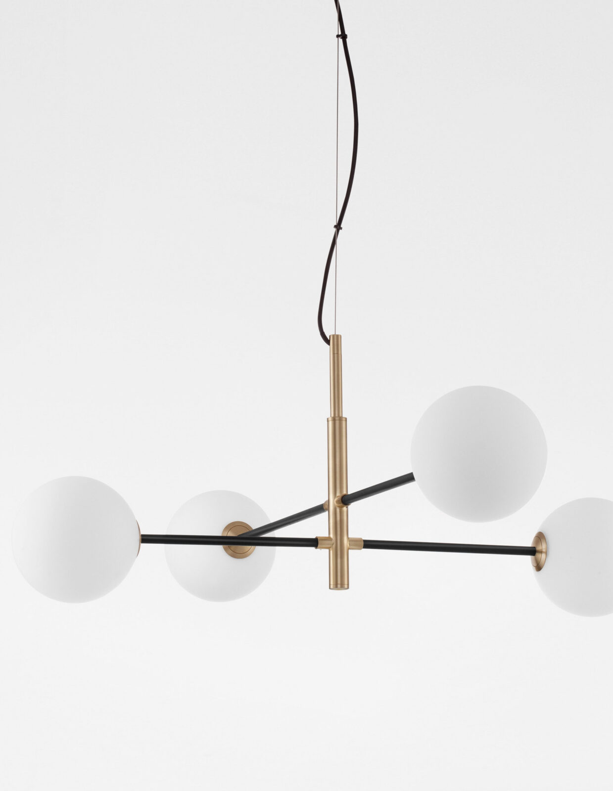 Полилей Nova Luce VITRA 9143304 черен
