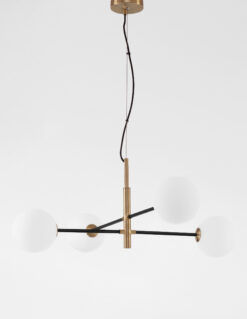 Полилей Nova Luce VITRA 9143304 черен детайл 2