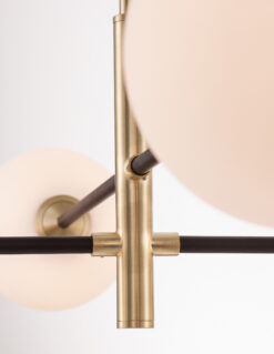 Полилей Nova Luce VITRA 9143304 черен детайл 4