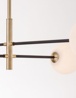 Полилей Nova Luce VITRA 9143304 черен детайл 5