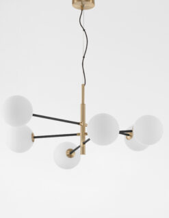Полилей Nova Luce VITRA 9143306 черен детайл 2