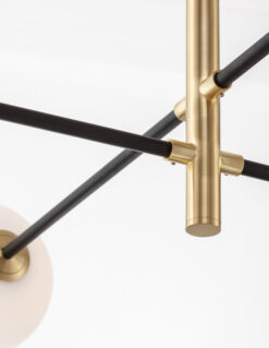 Полилей Nova Luce VITRA 9143306 черен детайл 3