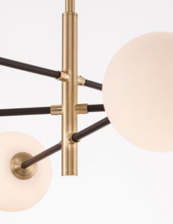 Полилей Nova Luce VITRA 9143306 черен детайл 4