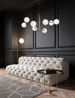 Полилей Nova Luce VITRA 9143308 черен