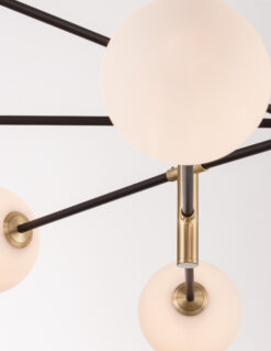 Полилей Nova Luce VITRA 9143308 черен детайл 4