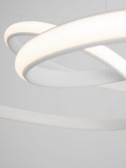 Полилей Nova Luce MENTON 9147111 бял детайл 4