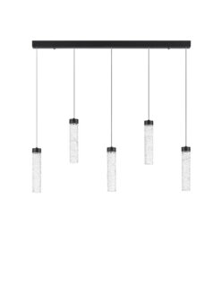 Полилей Nova Luce ZELON 9160202 черен в интериор