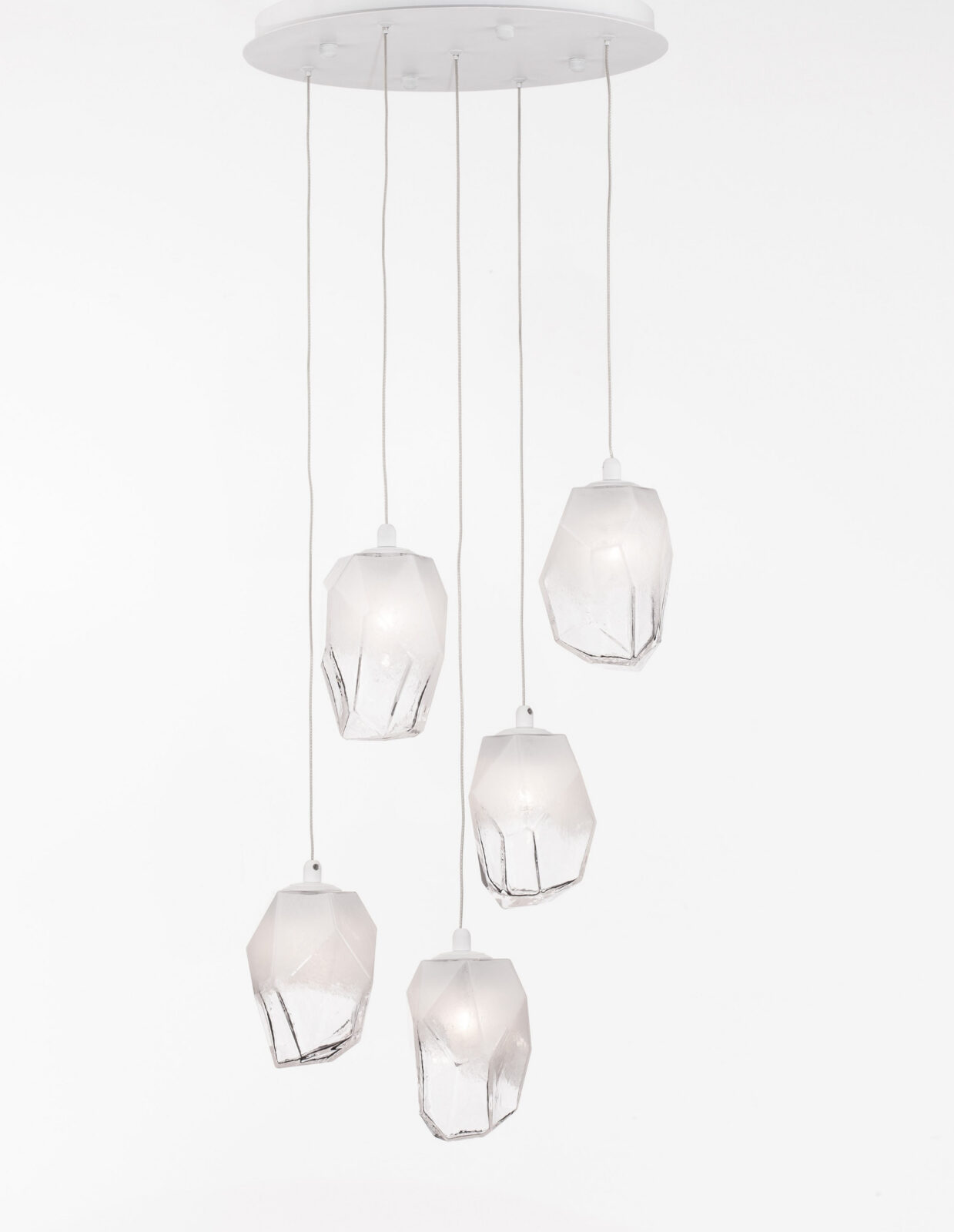 Полилей Nova Luce ICE 9160235 бял детайл 2