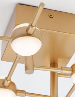 Плафониера Nova Luce ATOMO 9180610 златист детайл 4