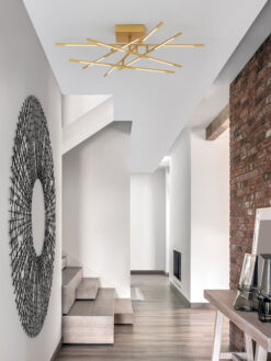 Плафониера Nova Luce RACCIO 9180713 златист