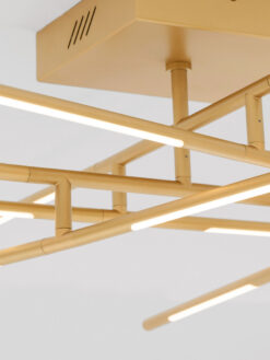 Плафониера Nova Luce RACCIO 9180713 златист детайл 3