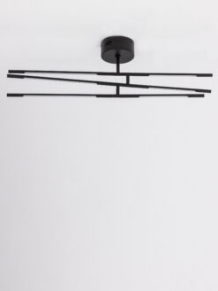 Плафониера Nova Luce RACCIO 9180761 черен детайл 2