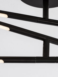 Плафониера Nova Luce RACCIO 9180761 черен детайл 4