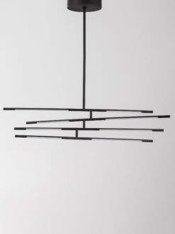 Полилей Nova Luce RACCIO 9180780 черен детайл 3