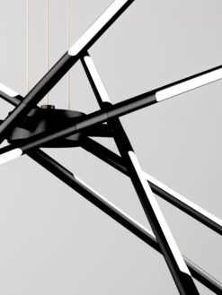 Полилей Nova Luce RACCIO 9180783 черен детайл 3