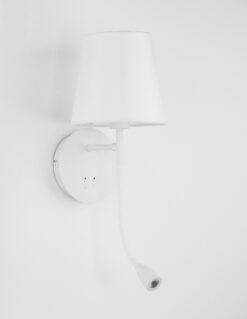 Аплик Nova Luce NIA 9182371 бял детайл 3