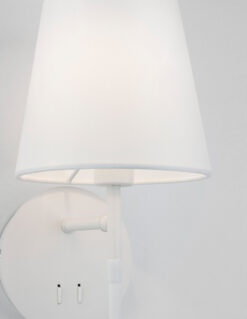 Аплик Nova Luce NIA 9182371 бял детайл 7