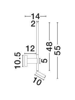 Аплик Nova Luce HANDY 9182811 бял детайл 4