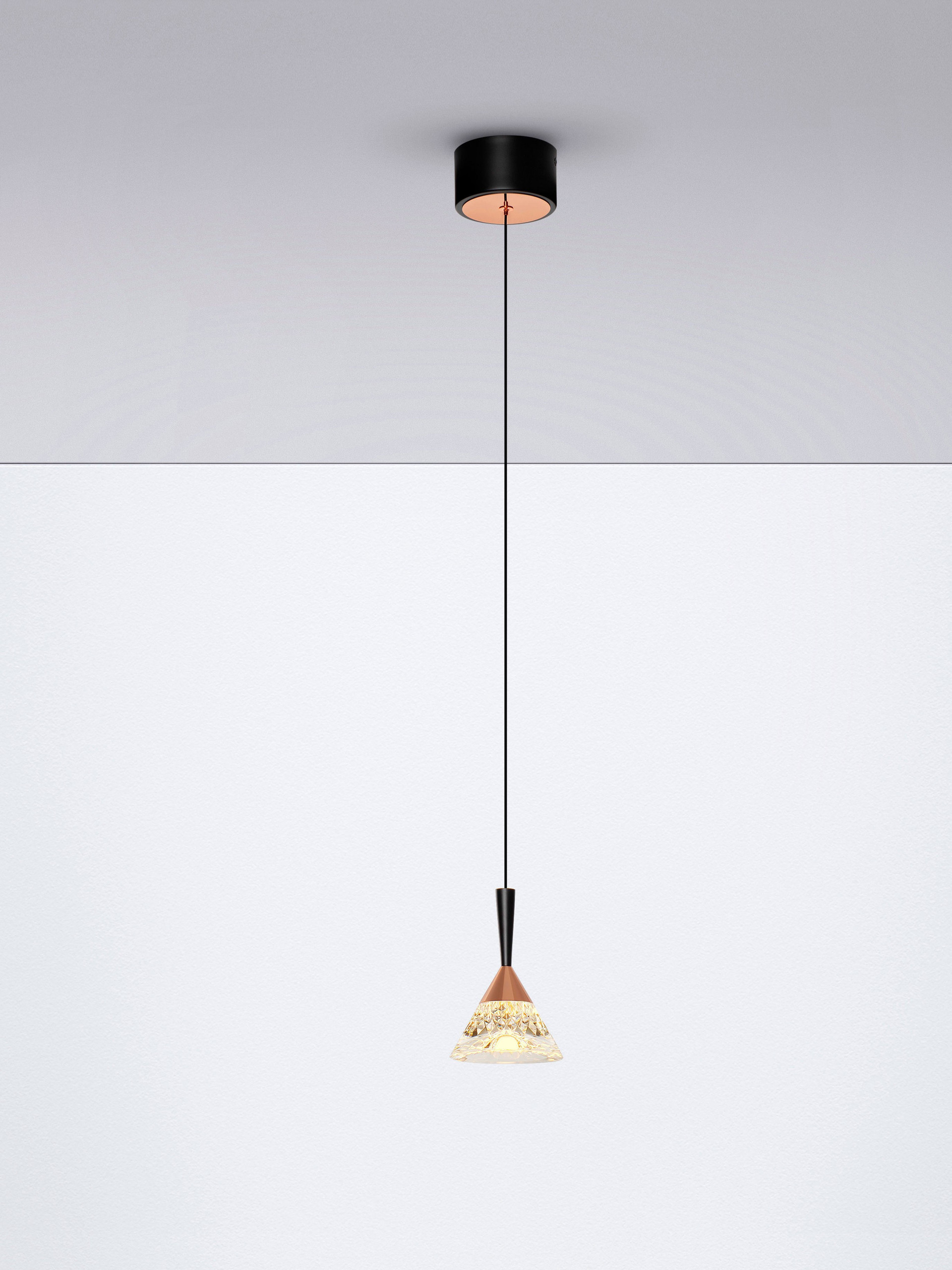 Пендел Nova Luce PALUZ 9186963 черен детайл 3