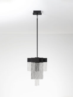 Полилей Nova Luce REVIA 9186990 черен детайл 2