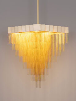 Полилей Nova Luce REVIA 9186995 златист детайл 4