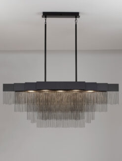 Полилей Nova Luce REVIA 9186996 черен детайл 3
