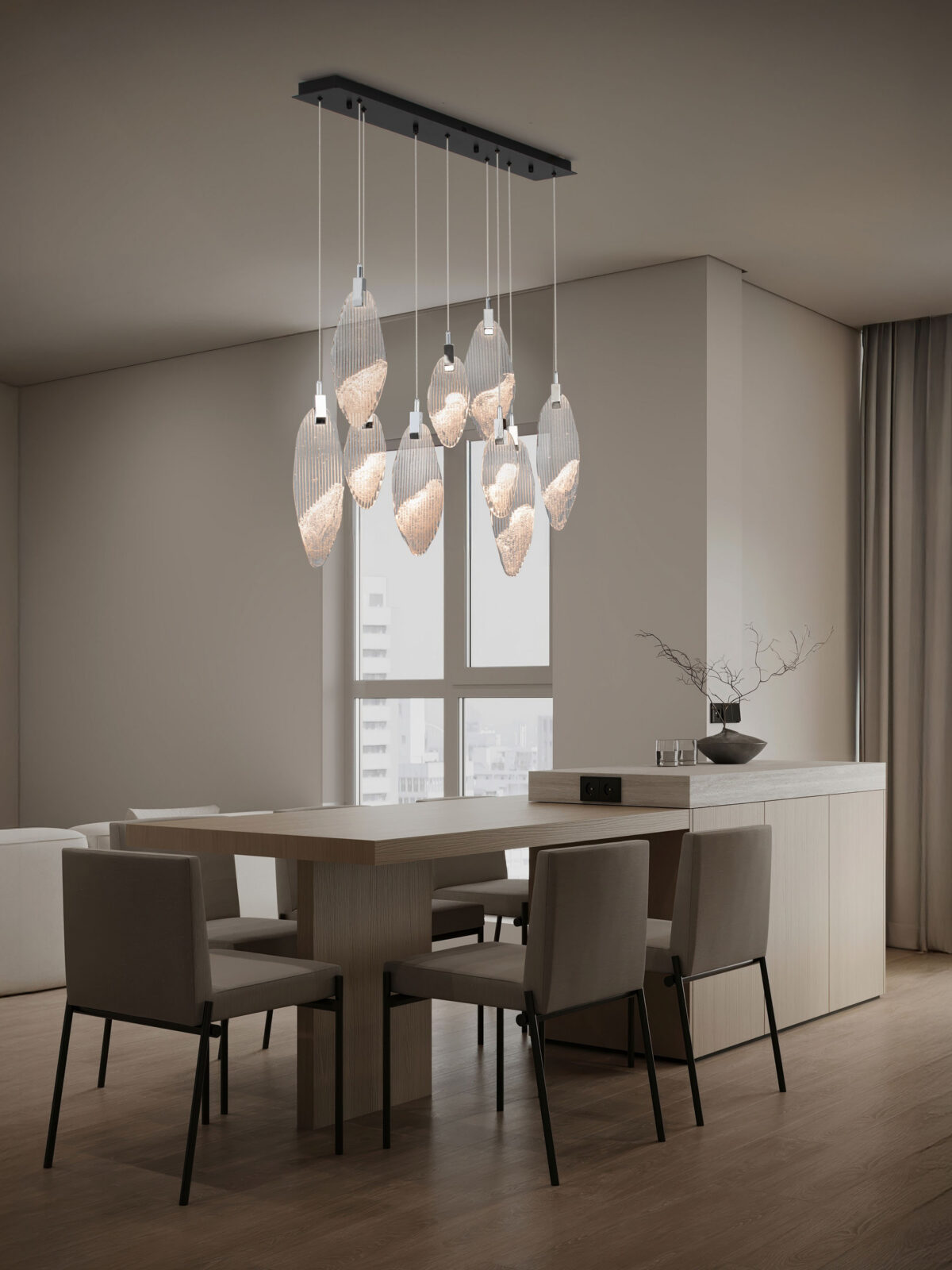 Полилей Nova Luce SERIQ 9187008 хром