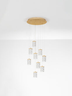 Полилей Nova Luce PHOS 9190203 златист детайл 2