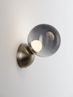 Аплик Nova Luce SILENZIO 9190210 сив детайл 4