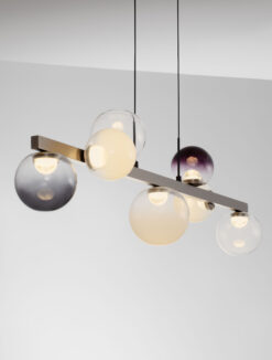 Полилей Nova Luce SILENZIO 9190211 сив детайл 4