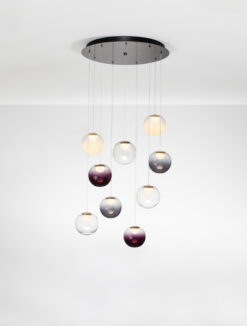 Полилей Nova Luce SILENZIO 9190213 сив детайл 3