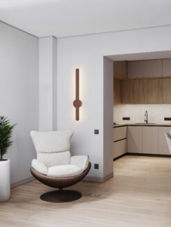 Аплик Nova Luce NOREI 9190721 кафяв