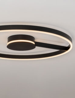 Плафониера Nova Luce SIENA 9190856 черен детайл 4