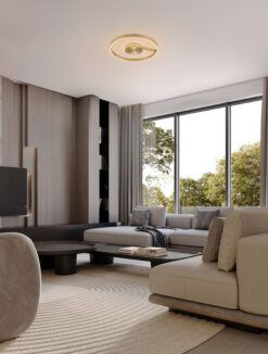 Плафониера Nova Luce SIENA 9190863 златист