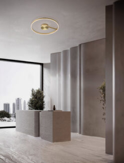 Плафониера Nova Luce SIENA 9190864 златист