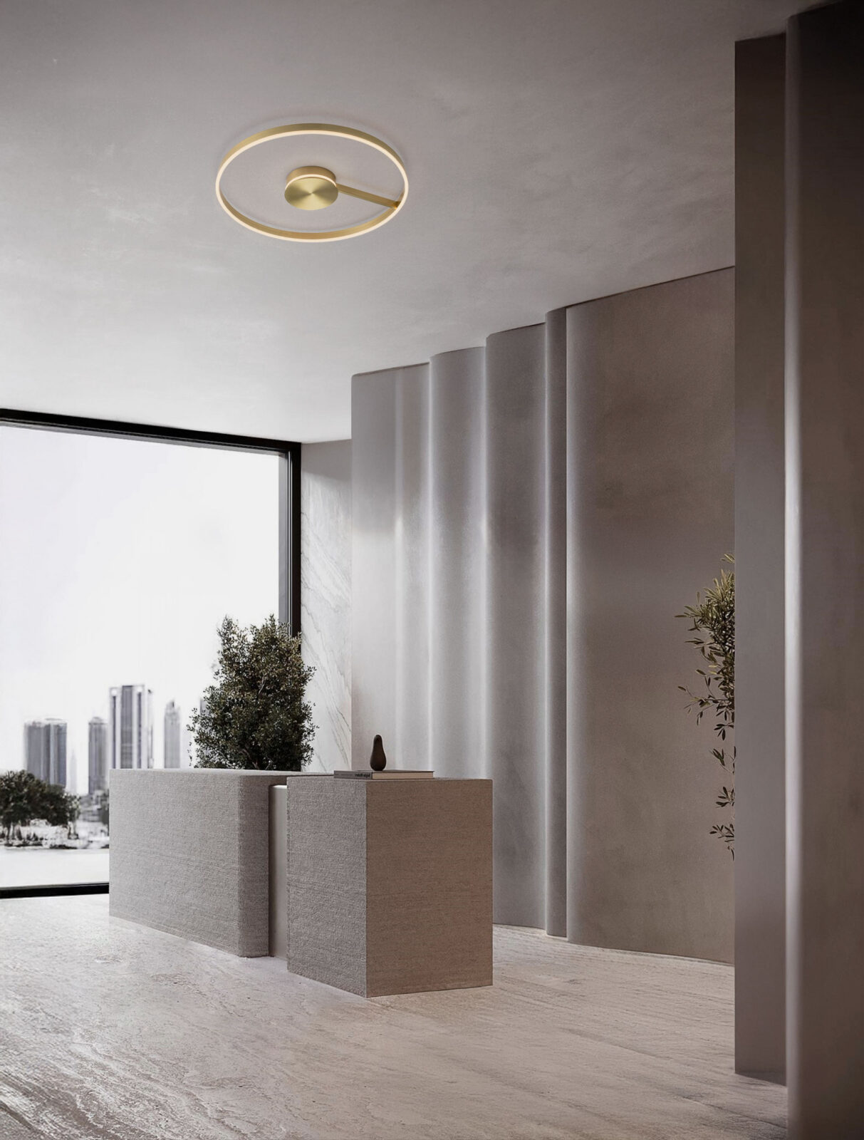 Плафониера Nova Luce SIENA 9190864 златист