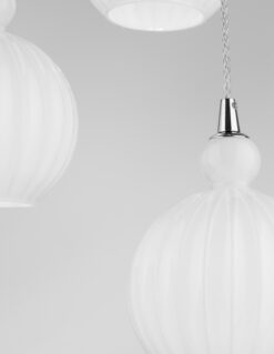 Полилей Nova Luce ODELL 9190882 бял детайл 3