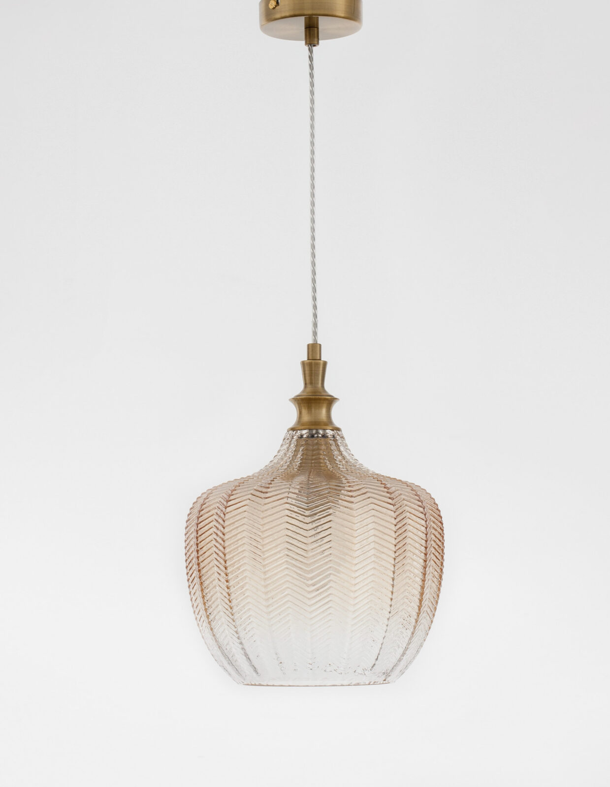 Пендел Nova Luce LONI 9191241 кафяв детайл 2