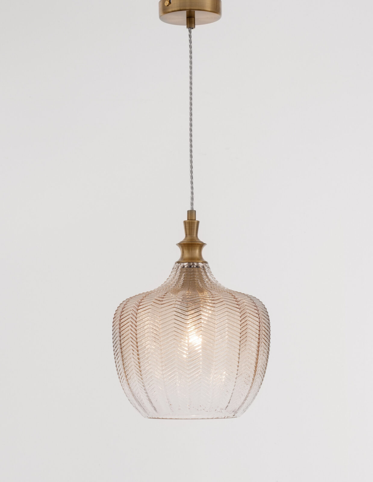 Пендел Nova Luce LONI 9191241 кафяв детайл 3