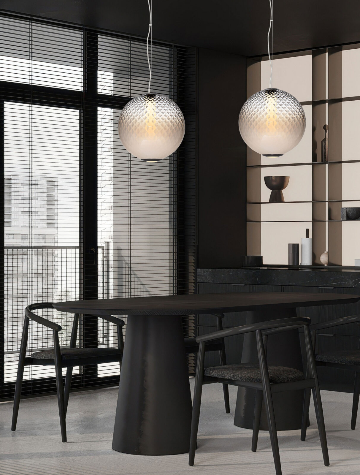 Пендел Nova Luce AORA 9191244 сив
