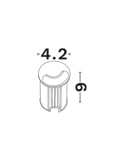 Аплик за вграждане Nova Luce BANG 9203111 сребърен детайл 4