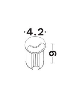 Аплик за вграждане Nova Luce BANG 9203112 сребърен детайл 5